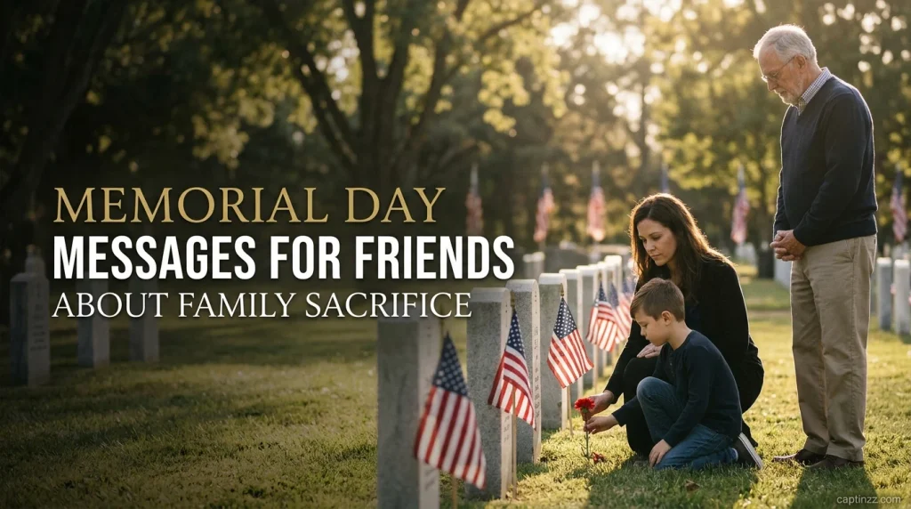 Memorial Day Messages for Friends About Family Sacrifice