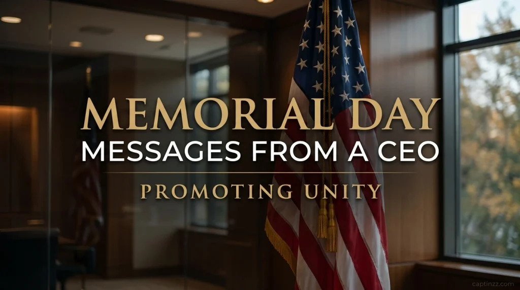 Memorial Day Messages From a CEO Promoting Unity