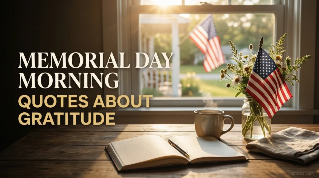 Memorial Day Morning Quotes About Gratitude