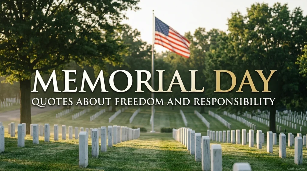 Memorial Day Quotes About Freedom and Responsibility