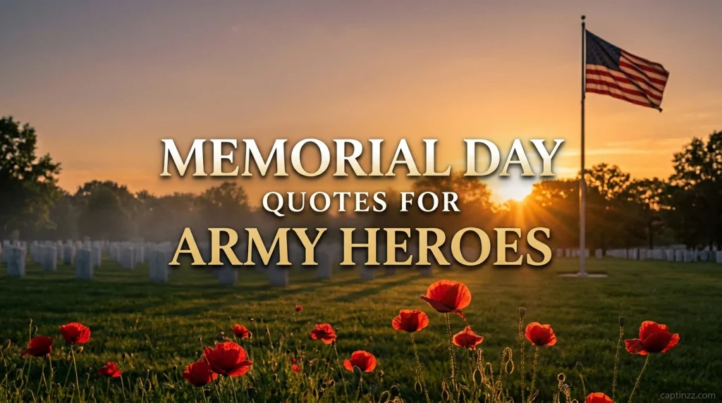 Memorial Day Quotes for Army Heroes