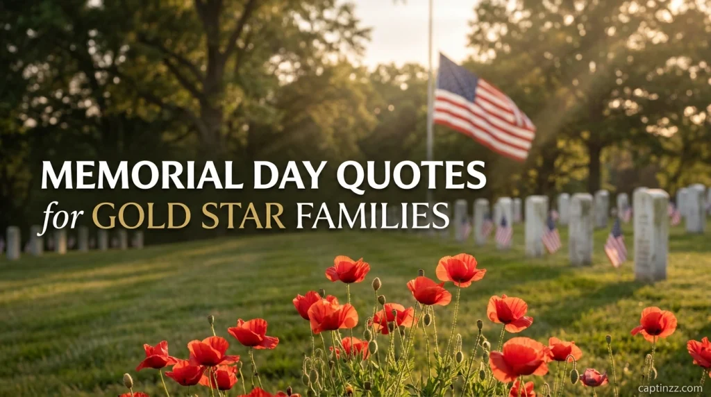 Memorial Day Quotes for Gold Star Families