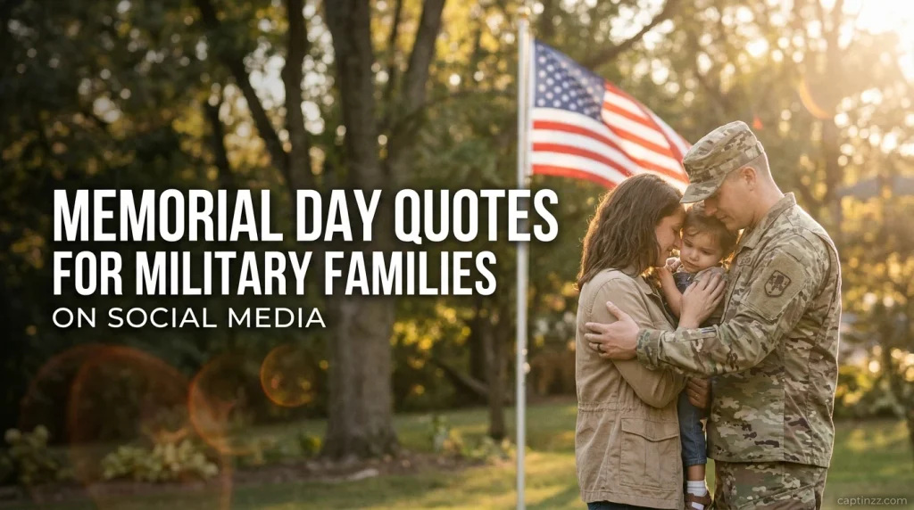 Memorial Day Quotes for Military Families on Social Media