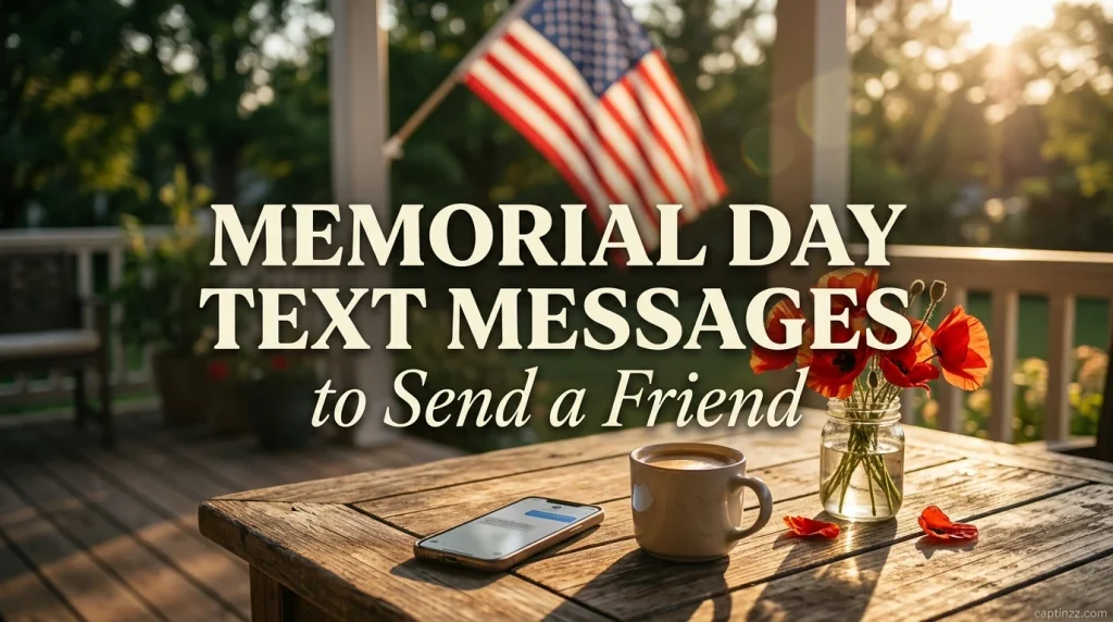 Memorial Day Text Messages to Send a Friend
