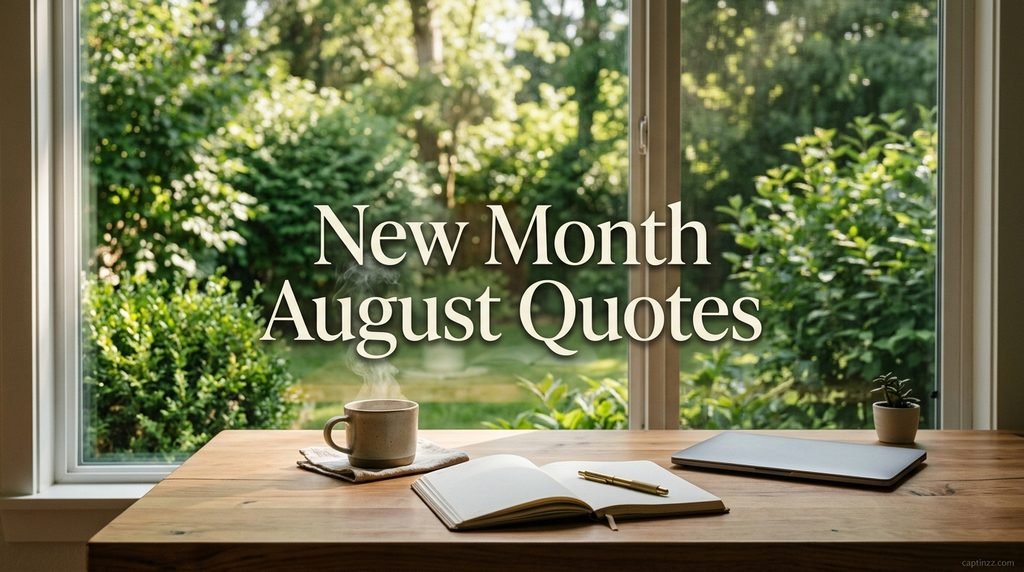New Month August Quotes