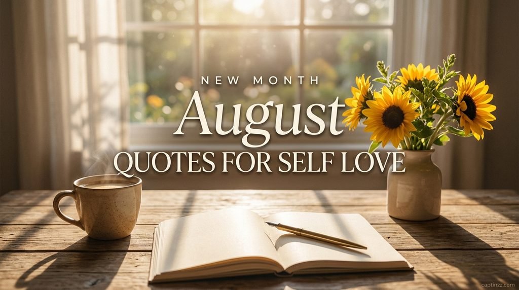 New Month August Quotes for Self Love