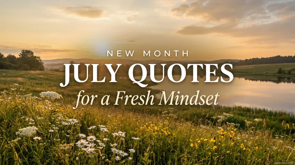 New Month July Quotes for a Fresh Mindset