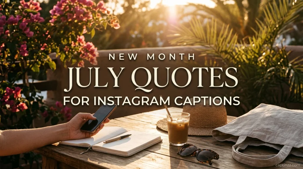 New Month July Quotes for Instagram Captions