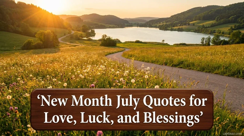 New Month July Quotes for Love, Luck, and Blessings