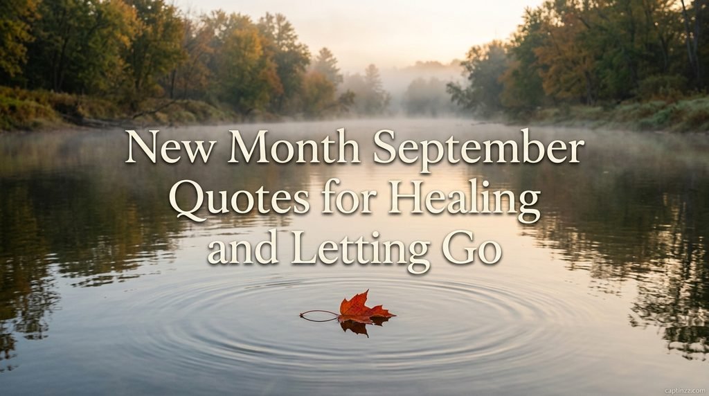 New Month September Quotes for Healing and Letting Go