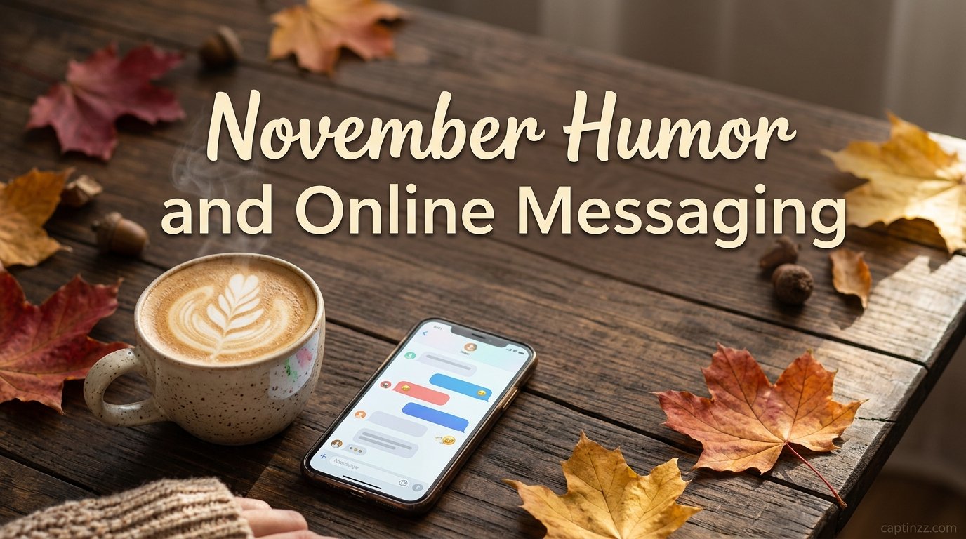November Humor and Online Messaging