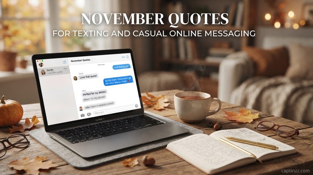November Quotes for Texting and Casual Online Messaging