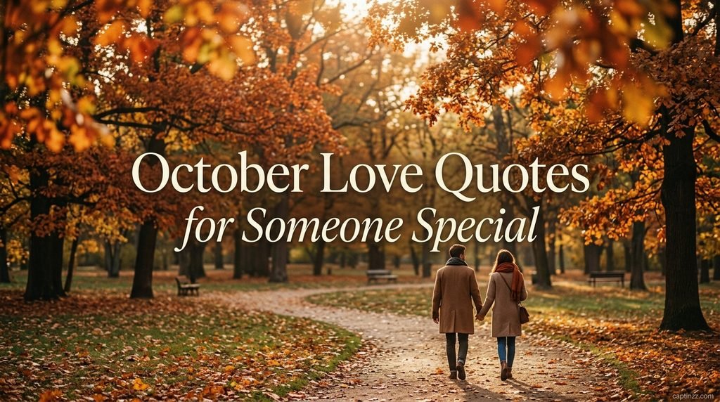 October Love Quotes for Someone Special
