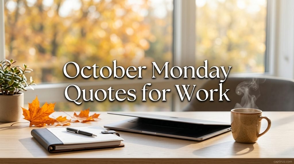 October Monday Quotes for Work