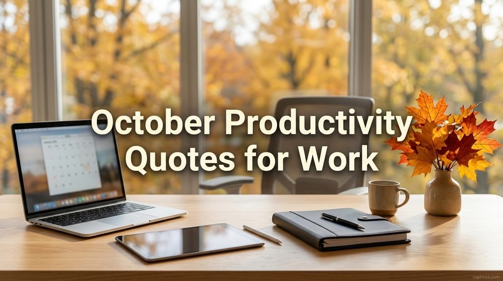 October Productivity Quotes for Work