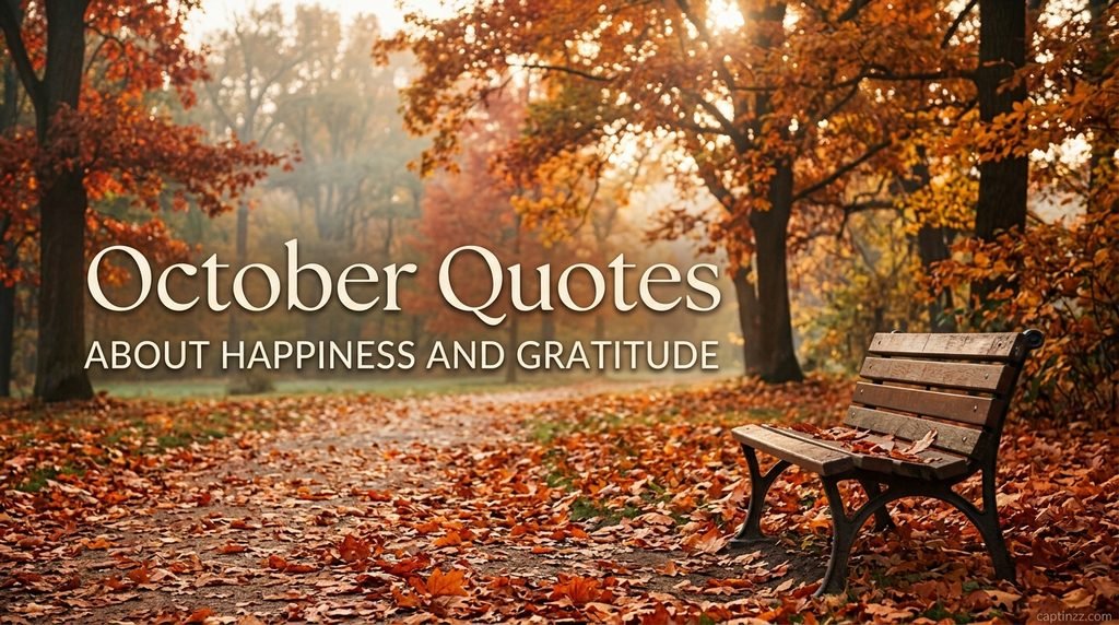 October Quotes About Happiness and Gratitude