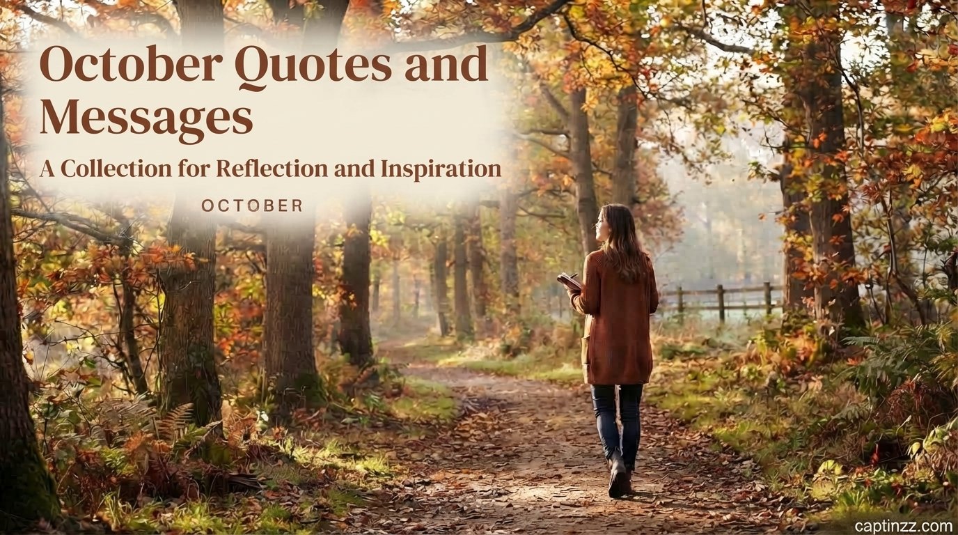 October Quotes and Messages