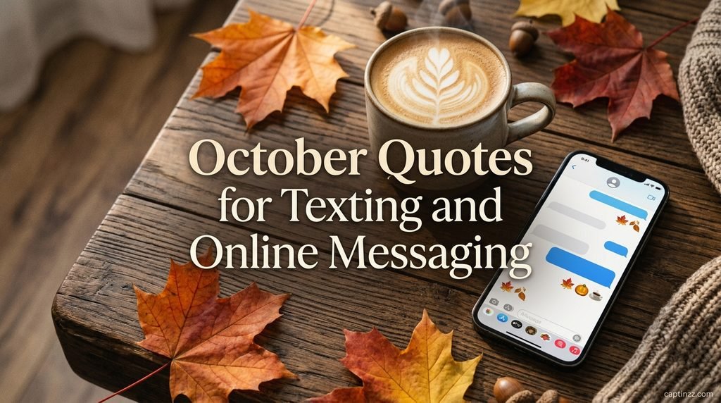 October Quotes for Texting and Online Messaging