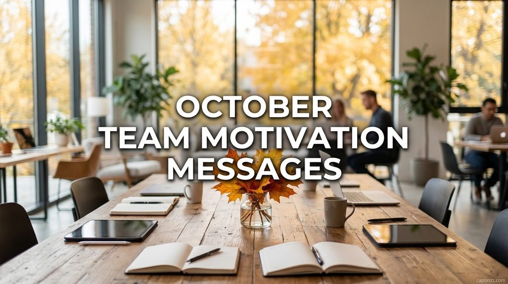 October Team Motivation Messages
