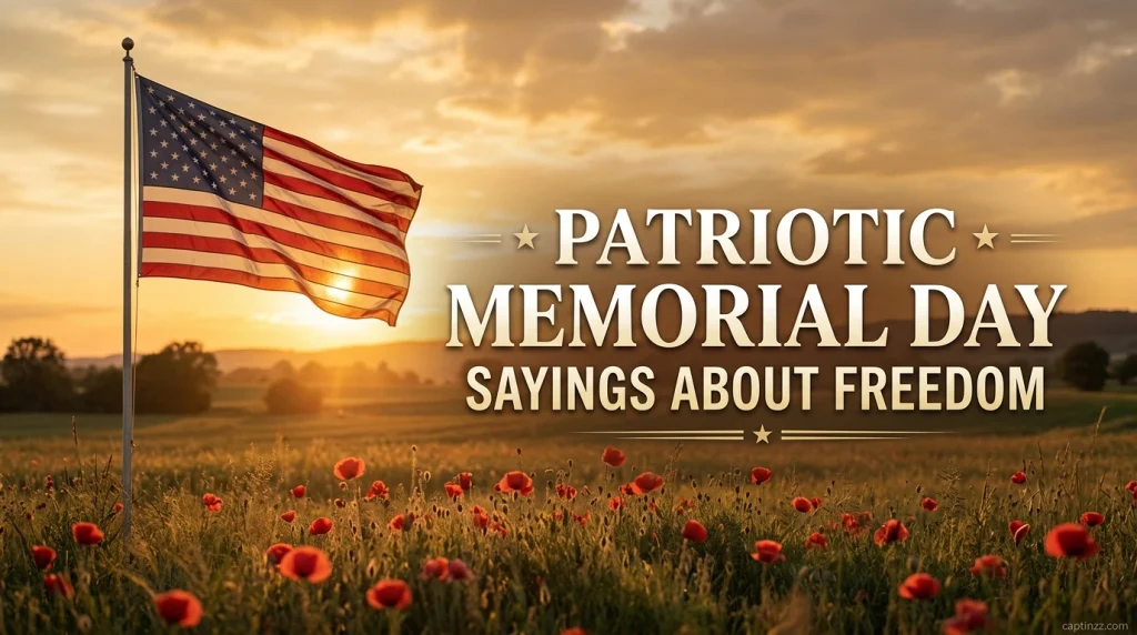 Patriotic Memorial Day Sayings About Freedom