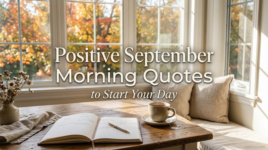 Positive September Morning Quotes to Start Your Day