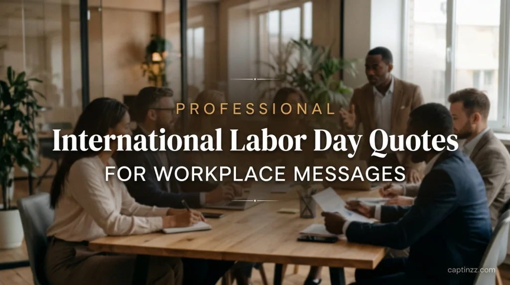 Professional International Labor Day Quotes for Workplace Messages