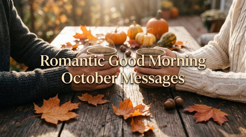 Romantic Good Morning October Messages