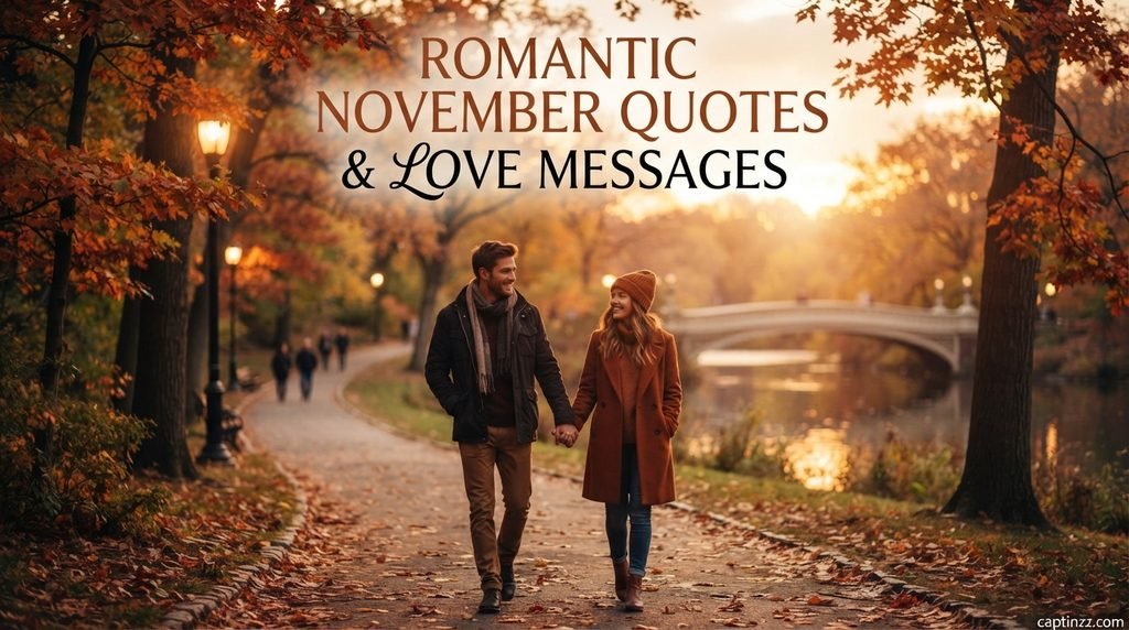 Romantic November Quotes and Love Messages