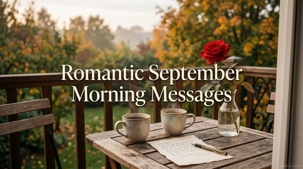 Romantic September Morning Messages