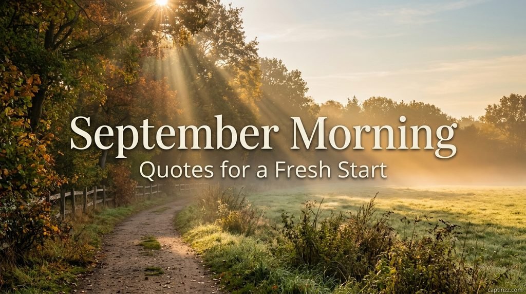 September Morning Quotes for a Fresh Start