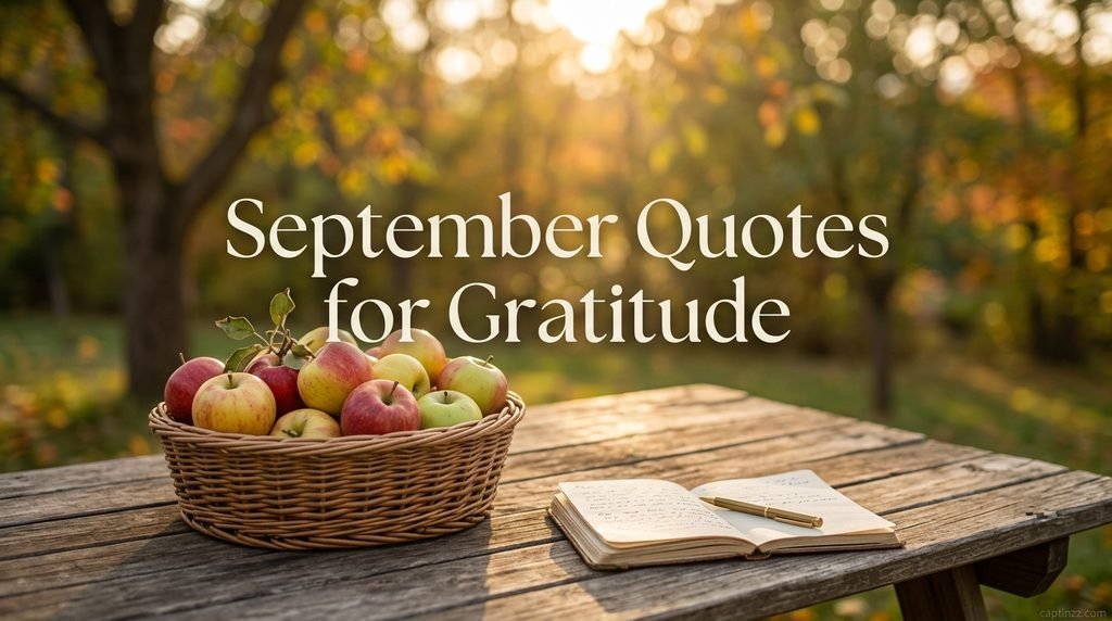 September Quotes for Gratitude