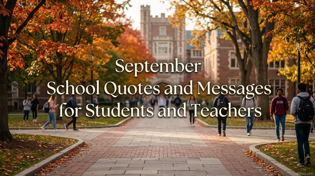 September School Quotes and Messages for Students and Teachers