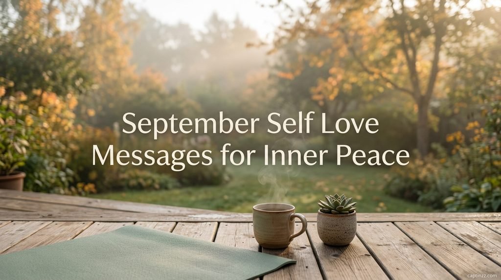 September Self Love Messages for Inner Peace