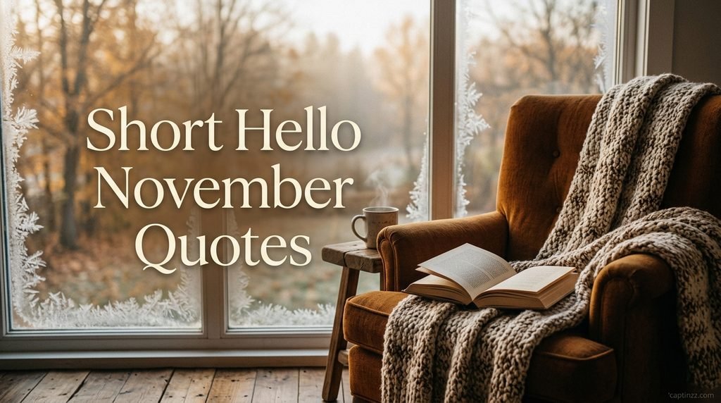 Short Hello November Quotes