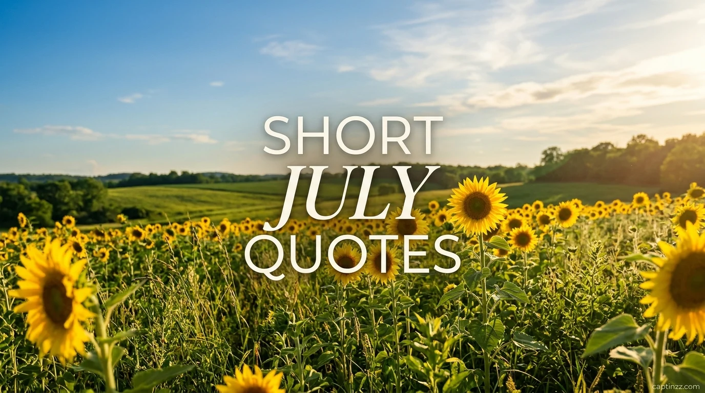 Short July Quotes