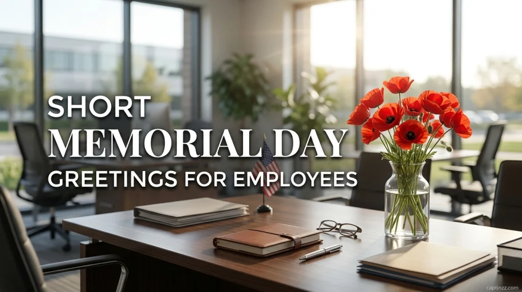 Short Memorial Day Greetings for Employees