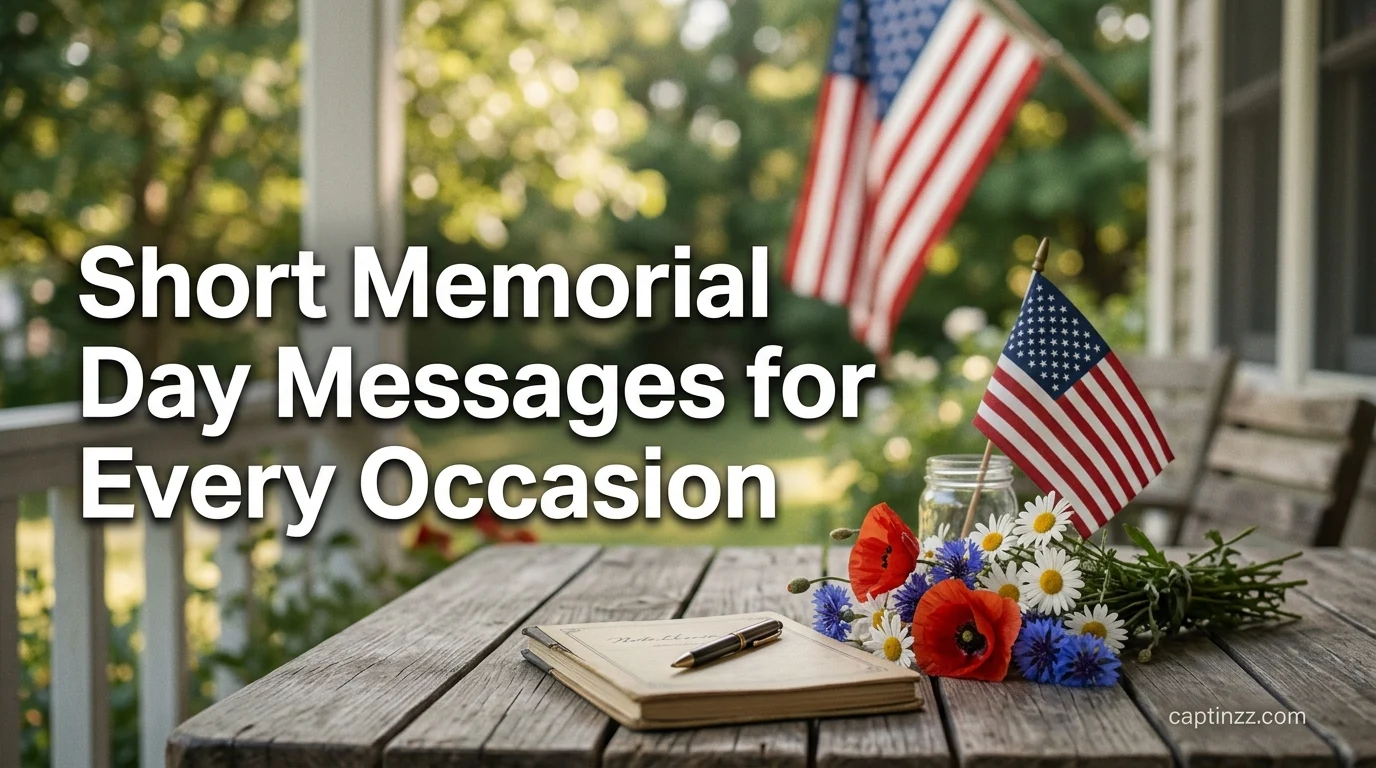Short Memorial Day Messages for Every Occasion