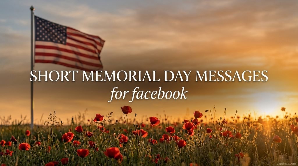 Short Memorial Day Messages for Facebook