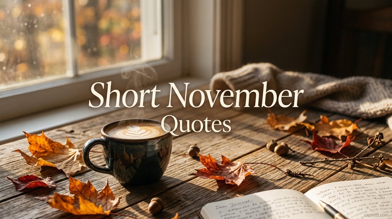 Short November Quotes