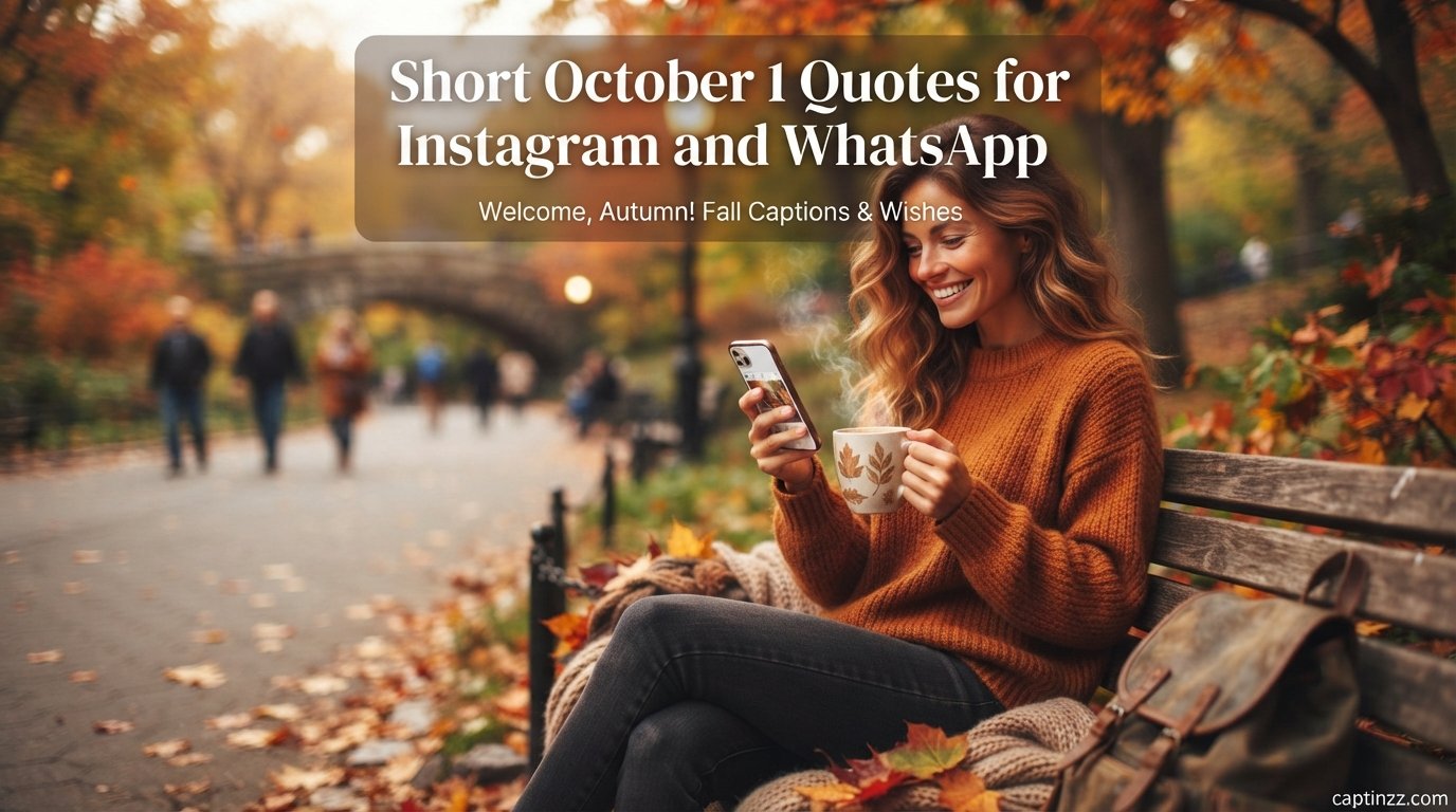 Short October 1 Quotes for Instagram and WhatsApp