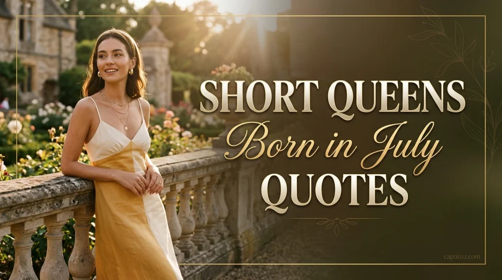 Short Queens Born in July Quotes