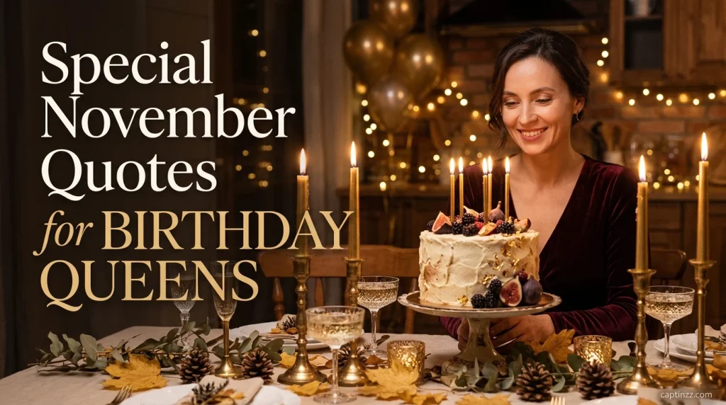 Special November Quotes for Birthday Queens