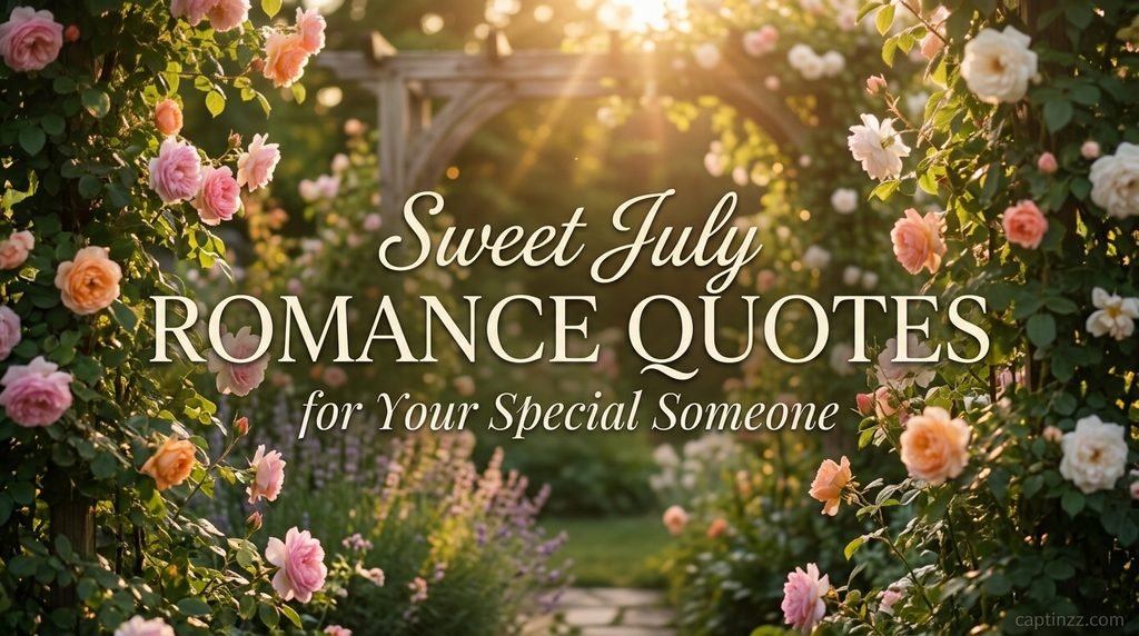 Sweet July Romance Quotes for Your Special Someone