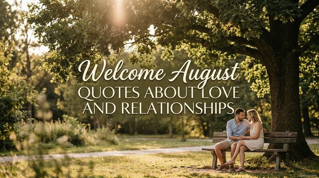 Welcome August Quotes About Love and Relationships