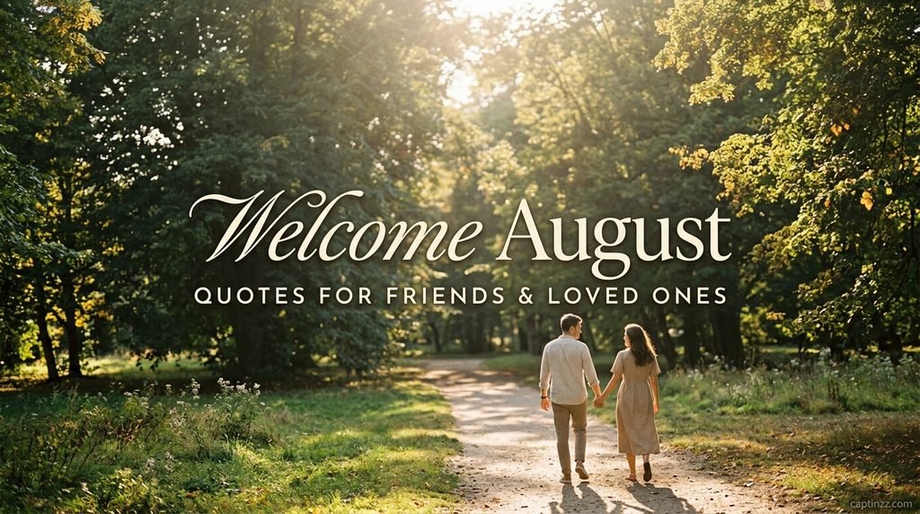 Welcome August Quotes for Friends and Loved Ones
