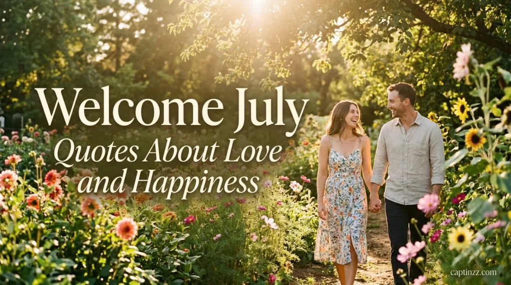 Welcome July Quotes About Love and Happiness