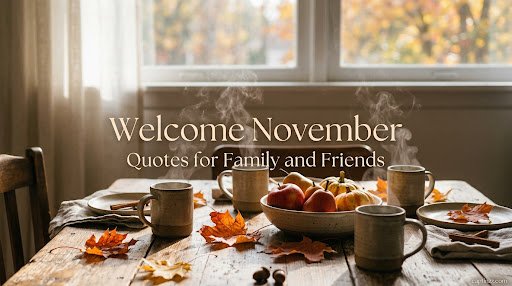 Welcome November Quotes for Family and Friends