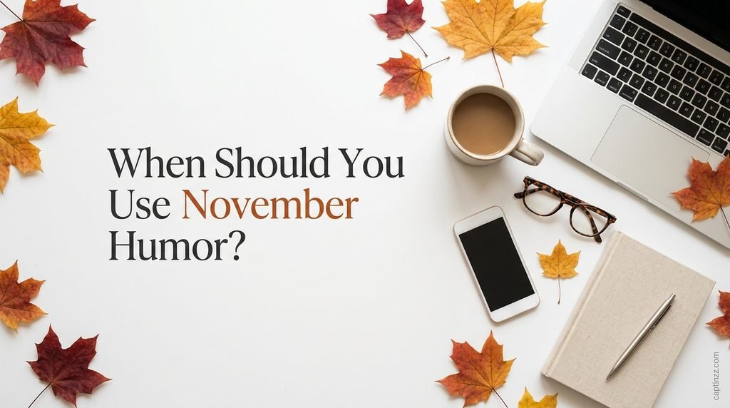 When Should You Use November Humor?