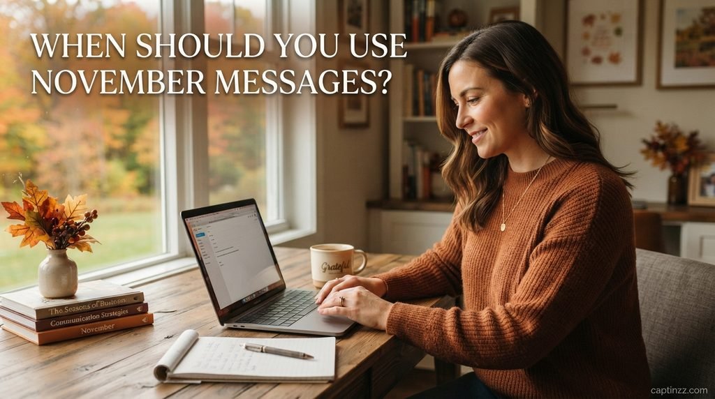 When Should You Use November Messages?